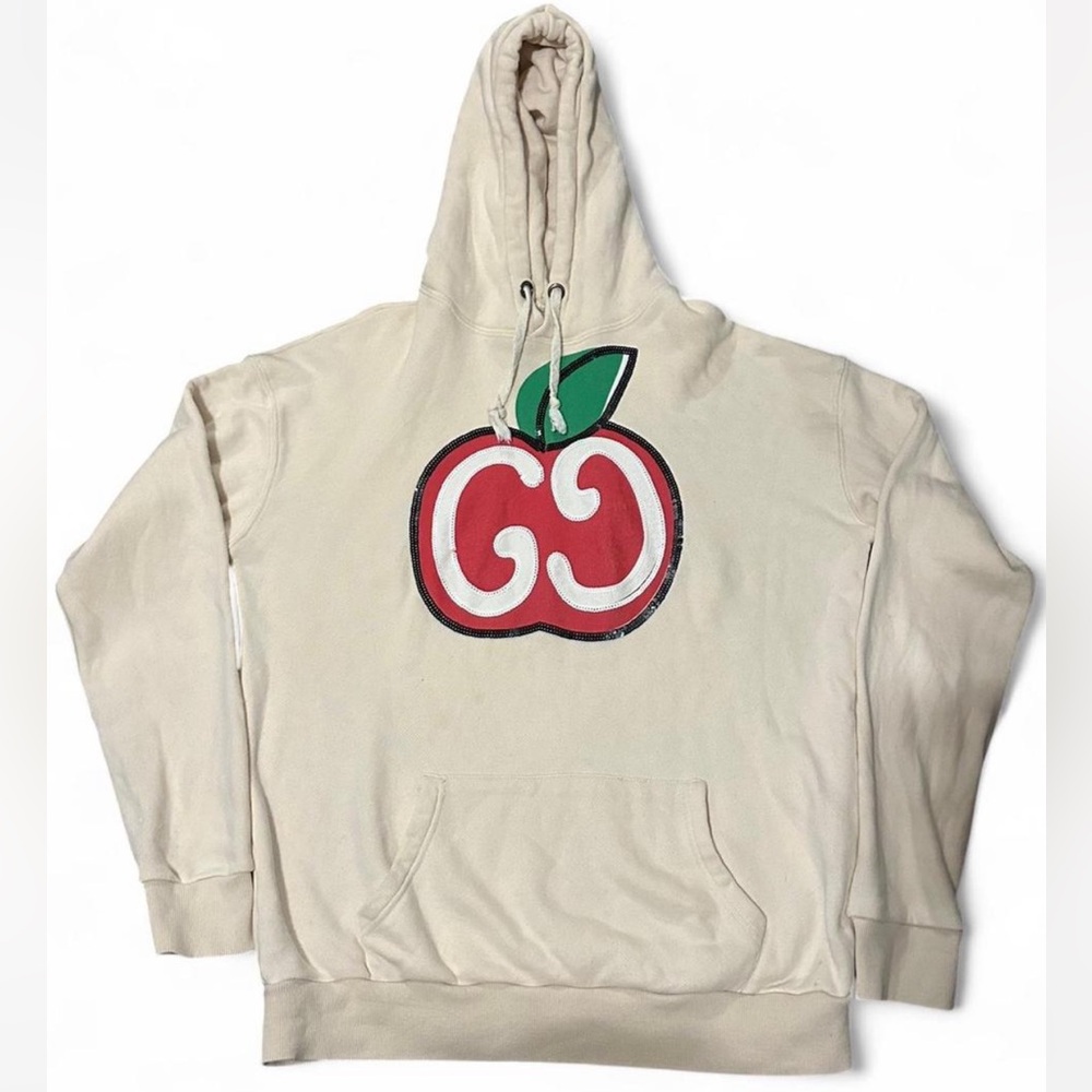 Gucci Cream Textured Hoodie